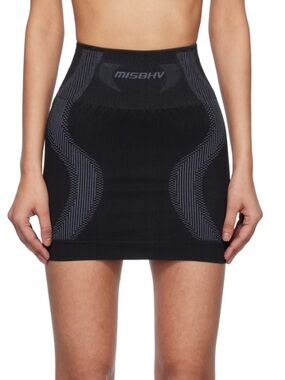 MISBHV Black Mini Skirt